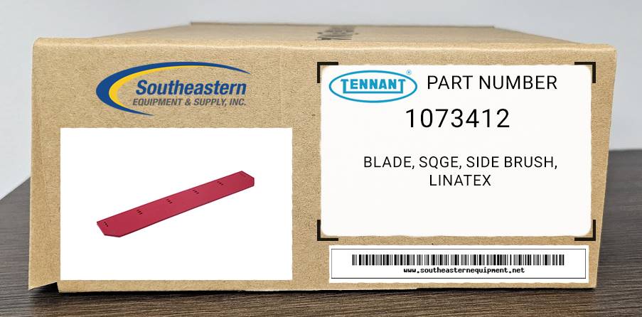 Tennant OEM Part # 1073412 Blade, Sqge, Side Brush, Linatex