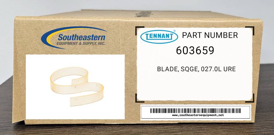 Tennant OEM Part # 603659 Blade, Sqge, 027.0L Ure